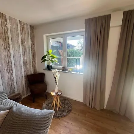 Daire Ferienwohnung Ostrach Im Allgaeu Mit Bergblick Und Garten