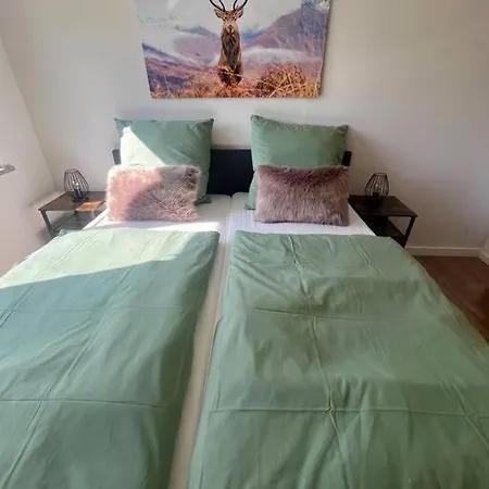 Daire Ferienwohnung Ostrach Im Allgaeu Mit Bergblick Und Garten