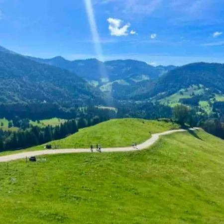 Lägenhet Ferienwohnung Ostrach Im Allgaeu Mit Bergblick Und Garten Sonthofen