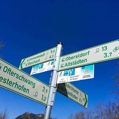 Ferienwohnung Ostrach Im Allgaeu Mit Bergblick Und Garten Daire Sonthofen